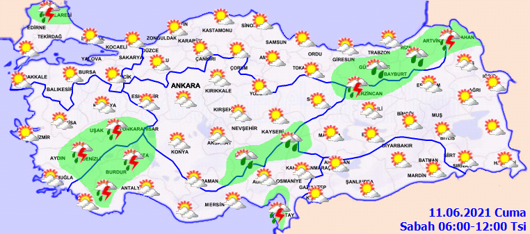 Meteorolojiden 13 il için 'sarı kod' uyarısı: Kuvvetli bekleniyor